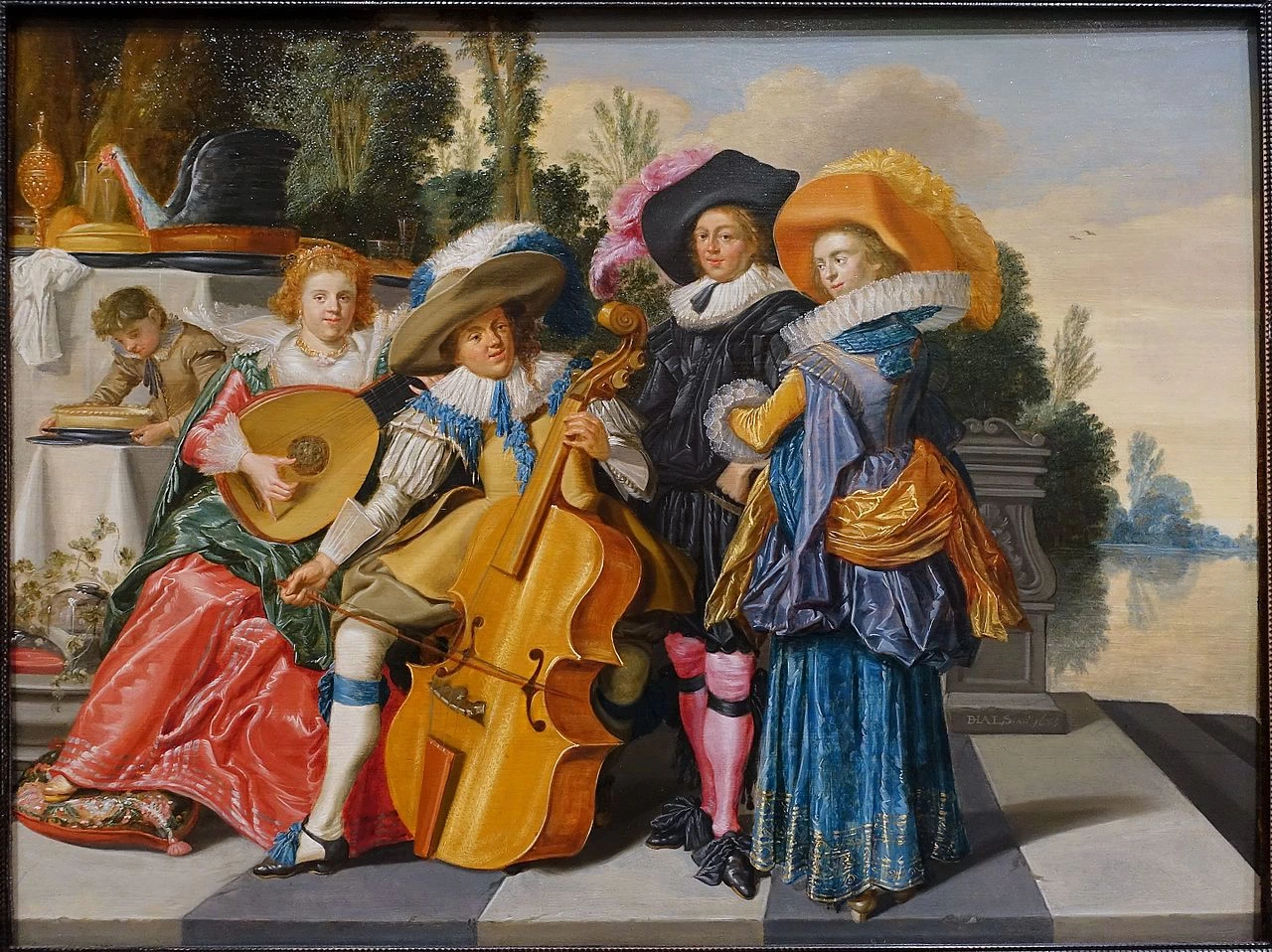 Allegra compagnia in terrazza - Fogg Art Museum, Harvard University, Cambridge